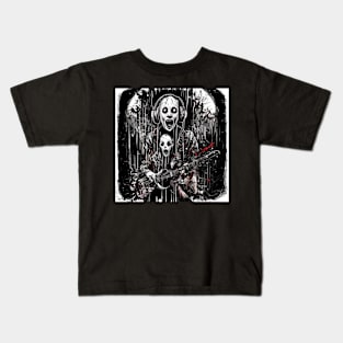 Music spooky Art style Kids T-Shirt